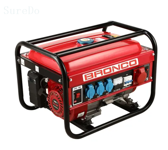 CE Certification 5kw 6kw Portable with Wheels and Handle Household Portable Gas Gasoline Generator 