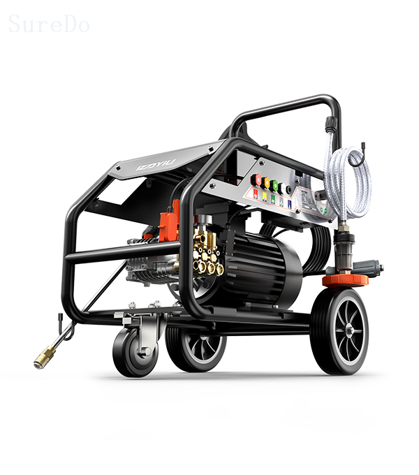 300 Bar Trolley Type High Pressure Commercial Cleaning Machine
