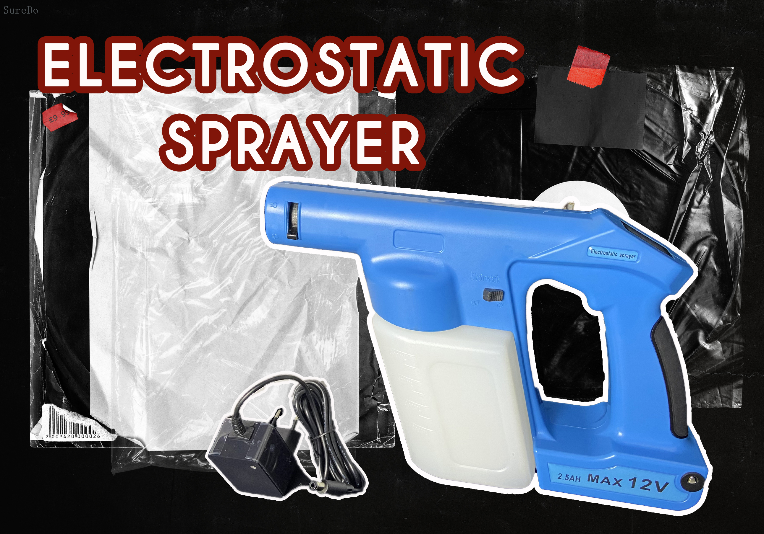 Disinfectant Handheld Cordless Electrostatic Sprayer Gun 
