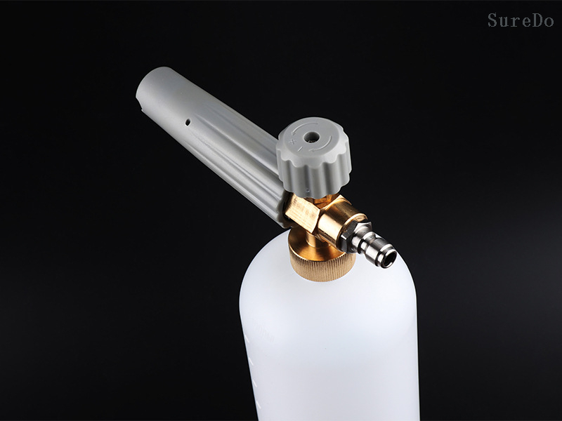 High Pressure Car Washer Water Spray Snow Foam Gun and Plastic Spray Lance with 1/4'' Quick Connector